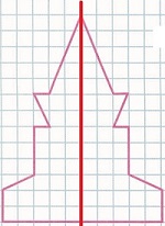 показать практически что башня симметричная математика 2 класс