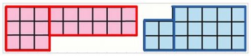на сколько одинаковых квадратов (клеток) разбита каждая фигура
