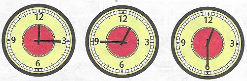 Назови время, которое показывают часы стр 99 математика 3 класс