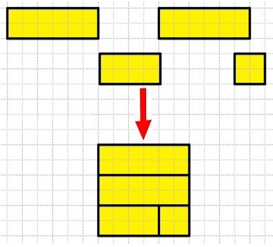 стр 40 математика 4 класс 2 часть Начерти на клетчатой бумаге четыре прямоугольника, как показано на чертеже. Вырежи каждый прямоугольник. Используя эти прямоугольники, построй квадрат.