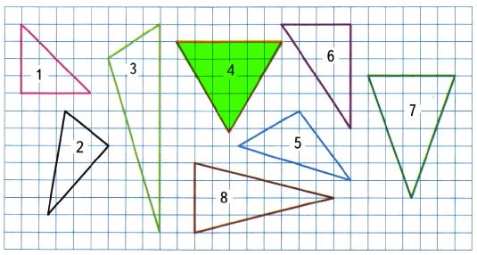 стр 43 рабочая тетрадь 1 часть математика 4 класс 96. Рассмотри чертёж на странице 33. Найди и закрась красным цветом треугольник, периметр которого вычисляется так: 3 • 3.