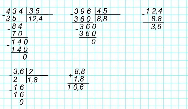 математика 5 класс номер 1028 вычисления
